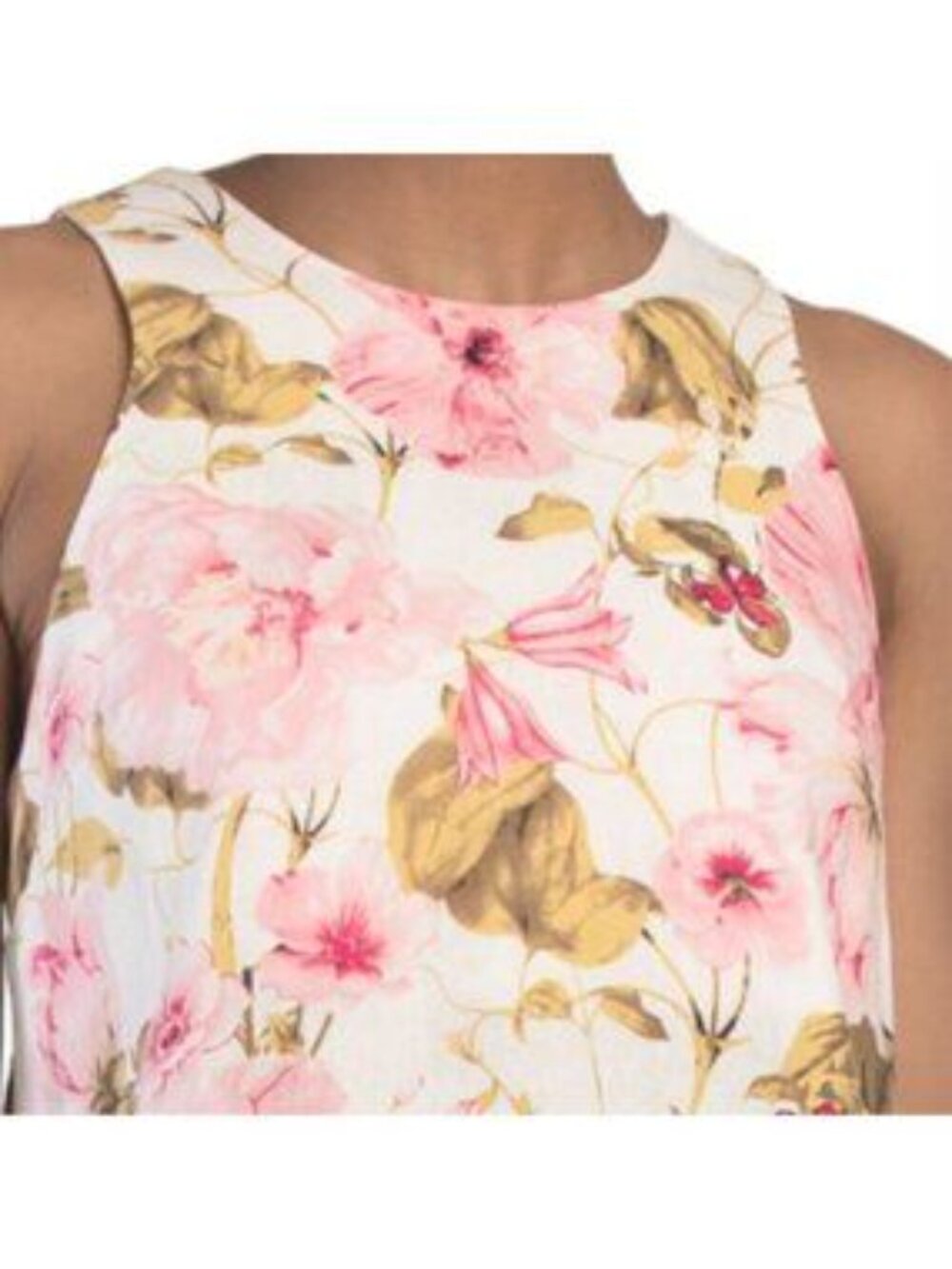FAMOUS BRAND Linen Blend Mini Swing Dress - Picture 3 of 5